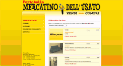 Desktop Screenshot of portobellomercatino.it