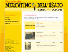 Tablet Screenshot of portobellomercatino.it